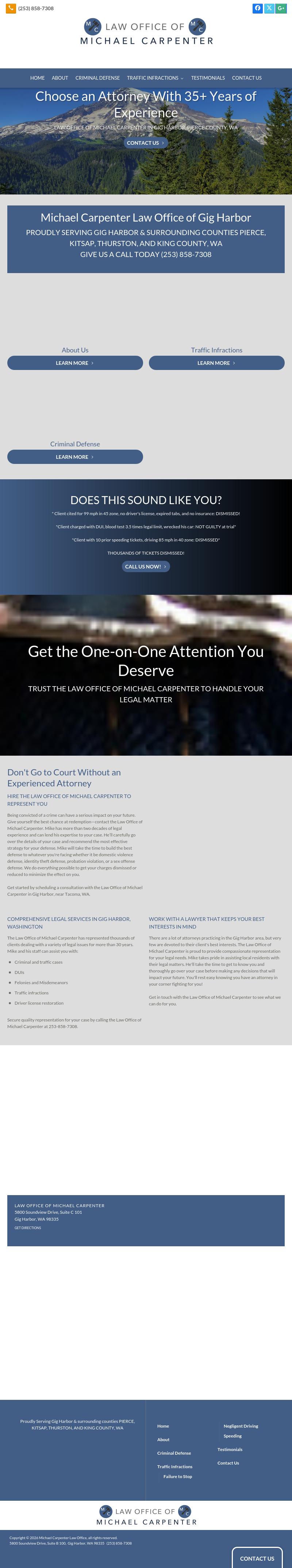 TRAFFIC TICKET DEFENDERS - Gig Harbor WA Lawyers