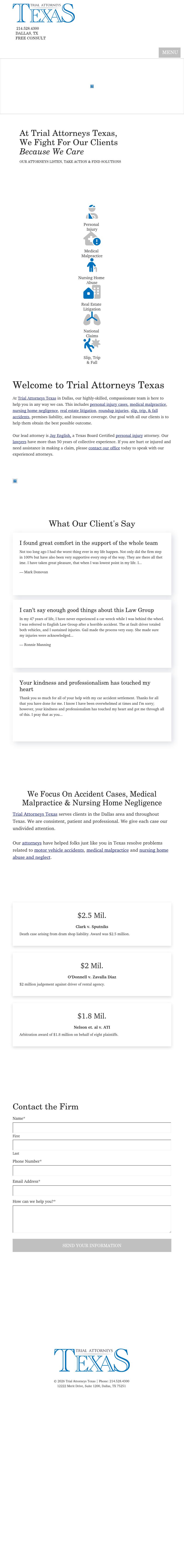 Trial Attorneys Texas - Dallas TX Lawyers