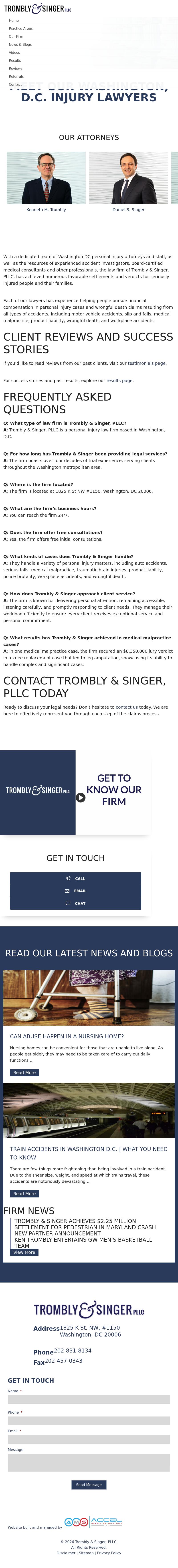 Trombly & Singer, PLLC - Washington DC Lawyers