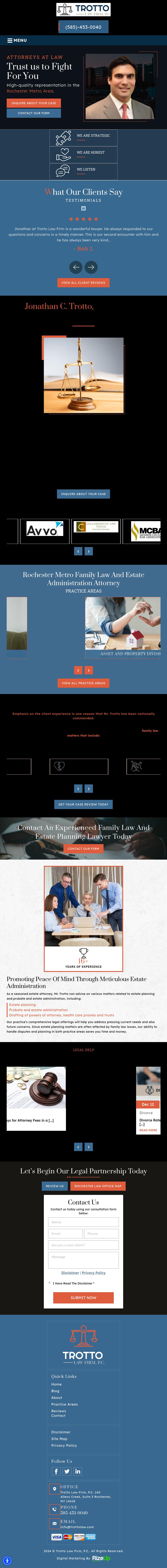 Trotto Law Firm, P.C. - Rochester NY Lawyers