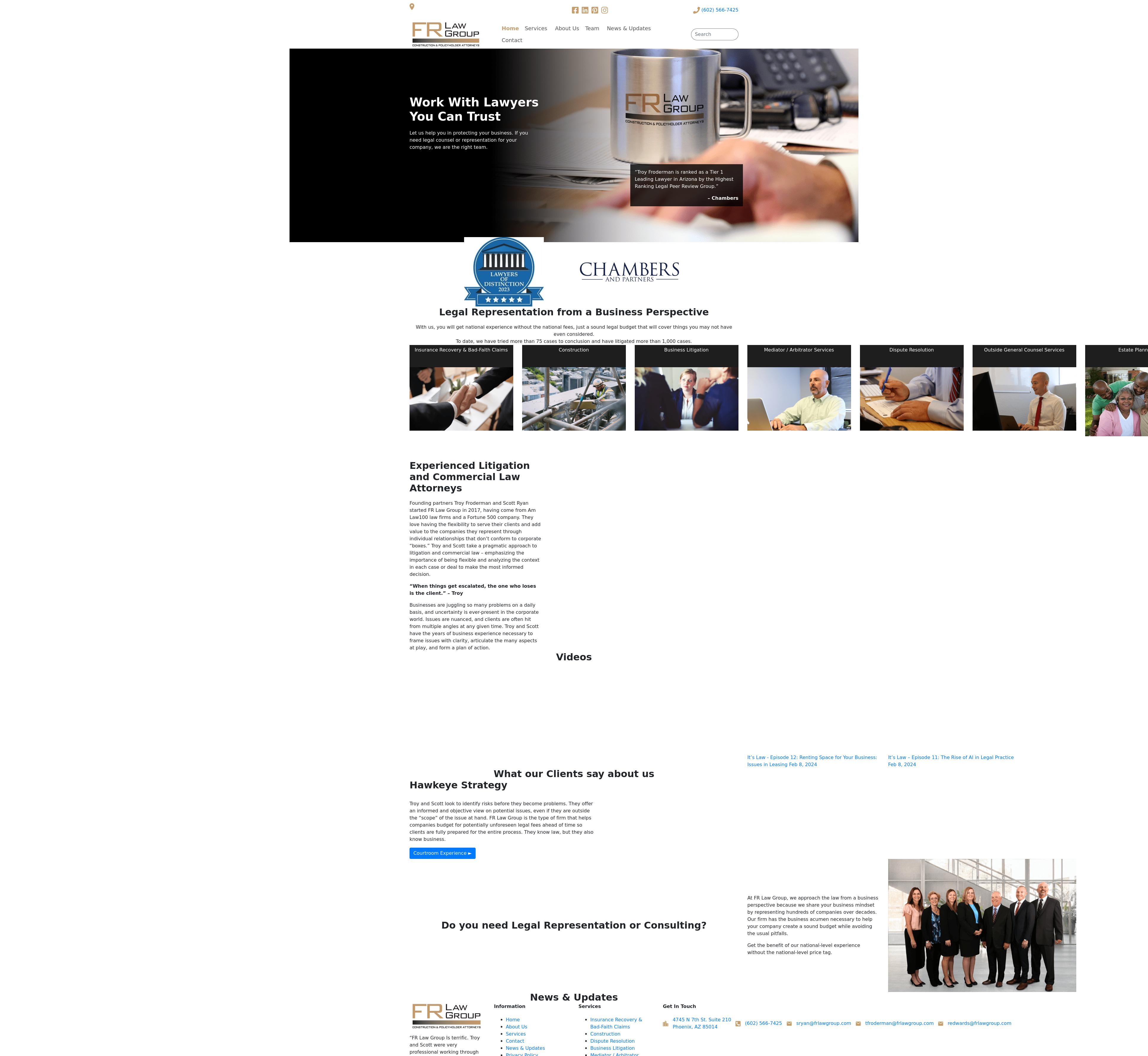 FR Law Group PLLC	 - Phoenix AZ Lawyers