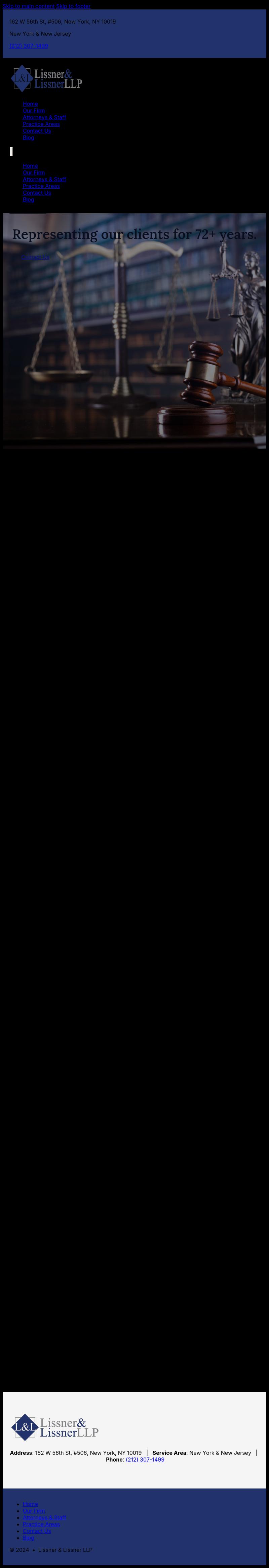 Lissner & Lissner LLP - New York NY Lawyers