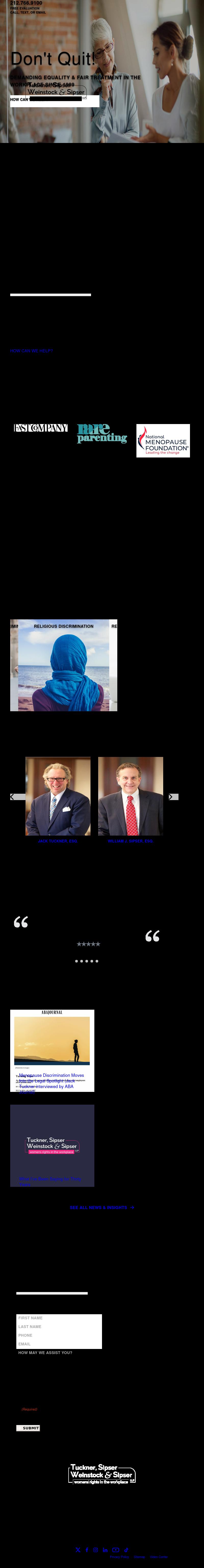 Tuckner, Sipser, Weinstock & Sipser, LLP - New York NY Lawyers
