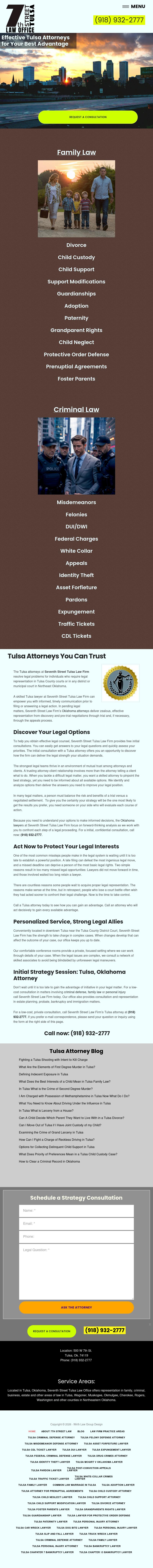 Seventh Street Tulsa Law Office - Tulsa OK Lawyers