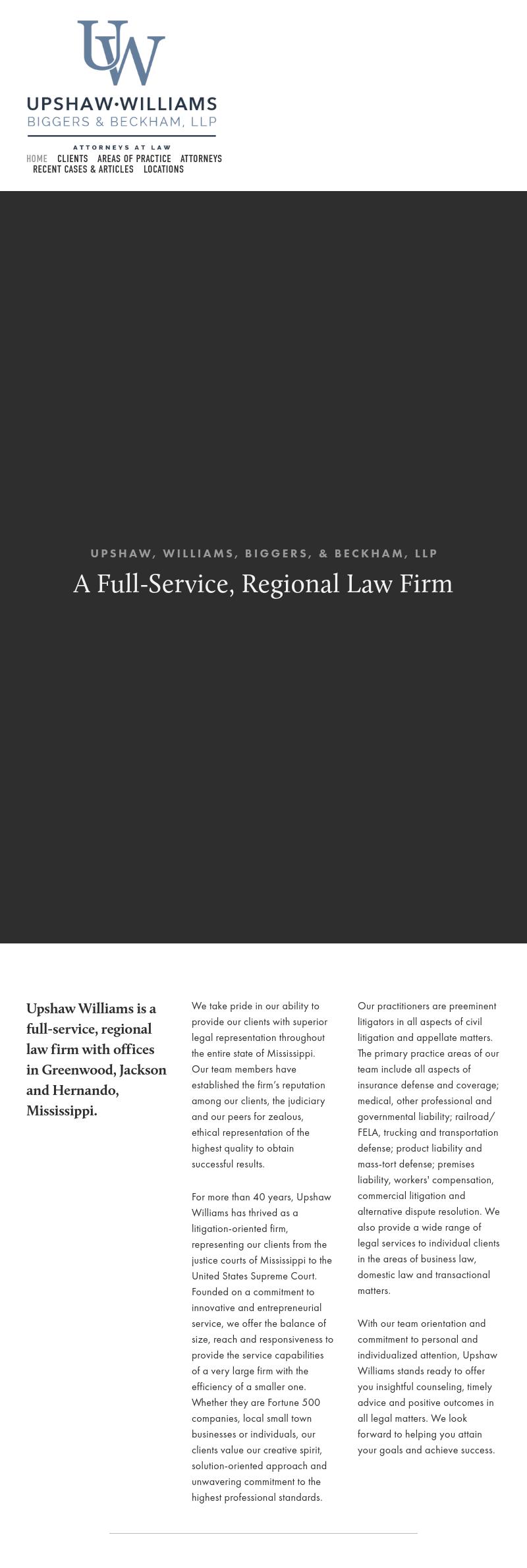 Upshaw Williams Biggers & Beckham, LLP - Ridgeland MS Lawyers