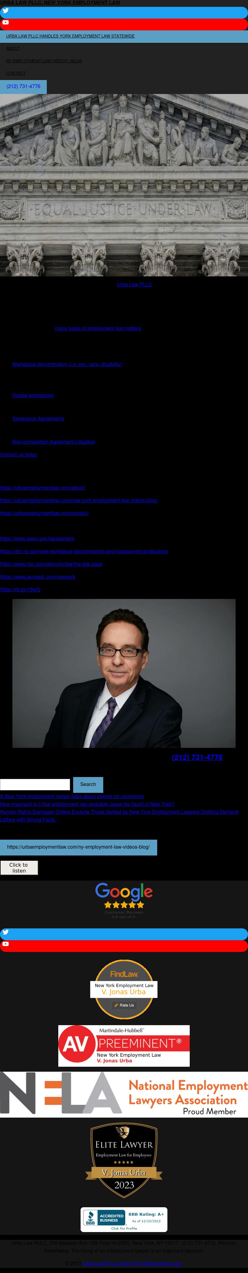 Urba Law PLLC - New York NY Lawyers