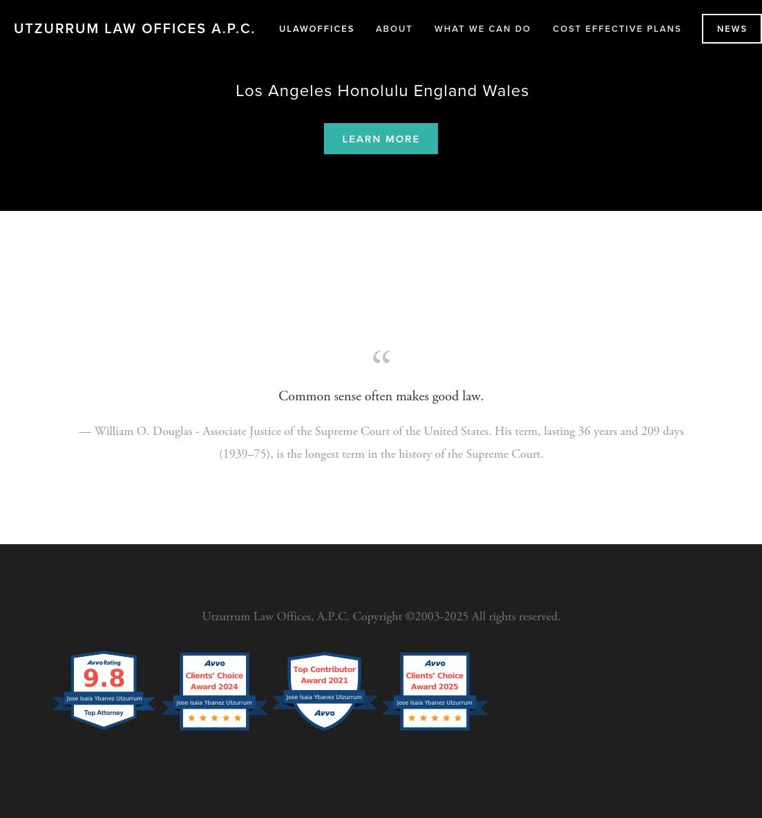 Utzurrum Law Offices A.P.C. - Los Angeles CA Lawyers