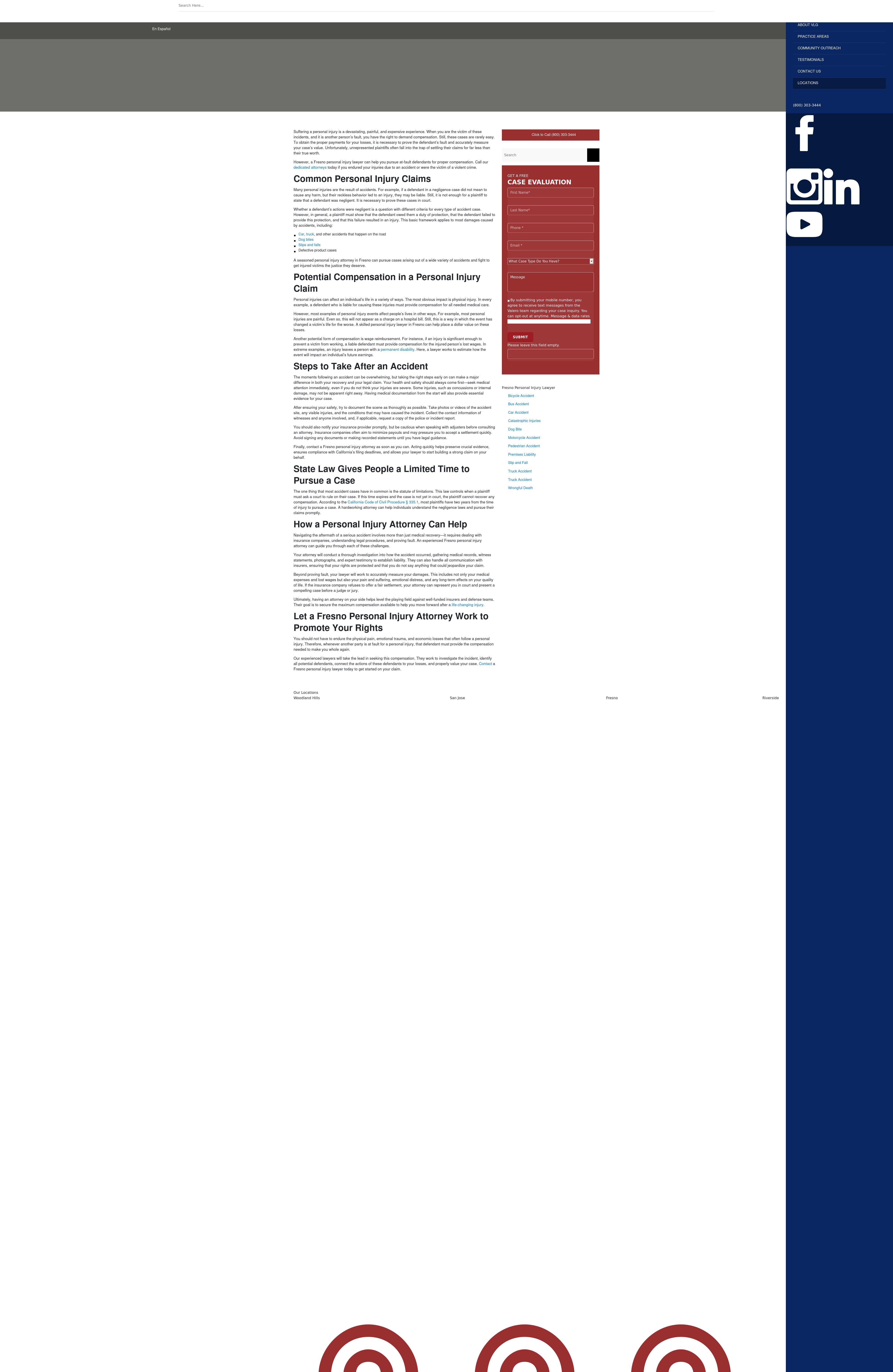 Valero Law Group Injury Lawyers - Fresno CA Lawyers