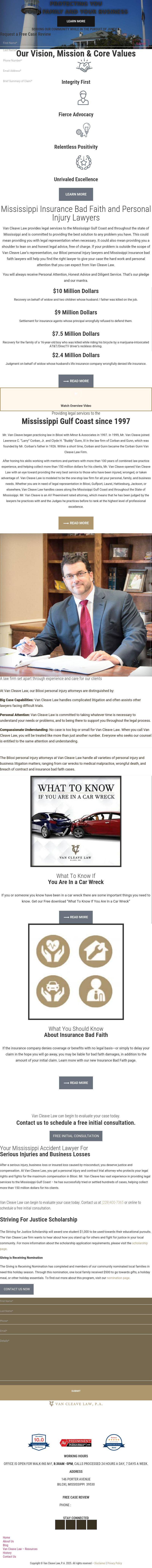 Van Cleave Law - Biloxi MS Lawyers