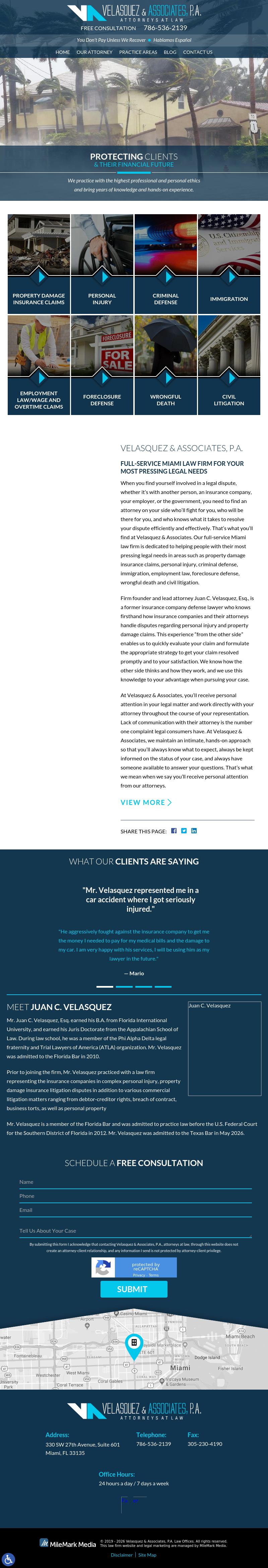Velasquez & Associates, P.A. - Miami  FL Lawyers