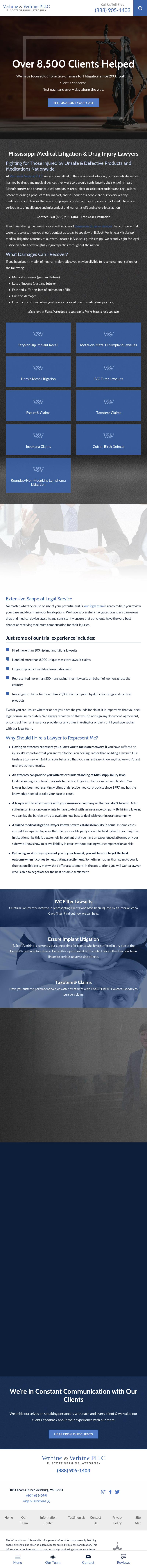 Verhine and Verhine PLLC - Vicksburg MS Lawyers