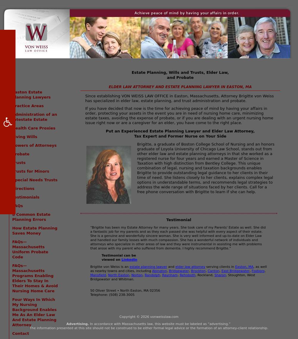 Von Weiss Law Office - North Easton MA Lawyers
