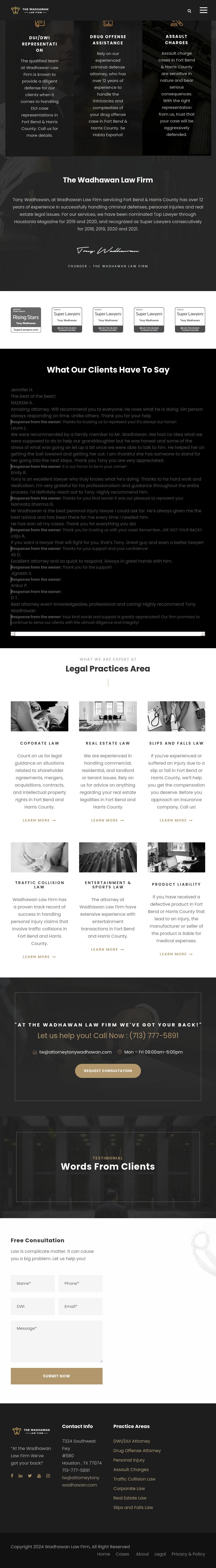 Wadhawan Law Firm - Houston TX Lawyers