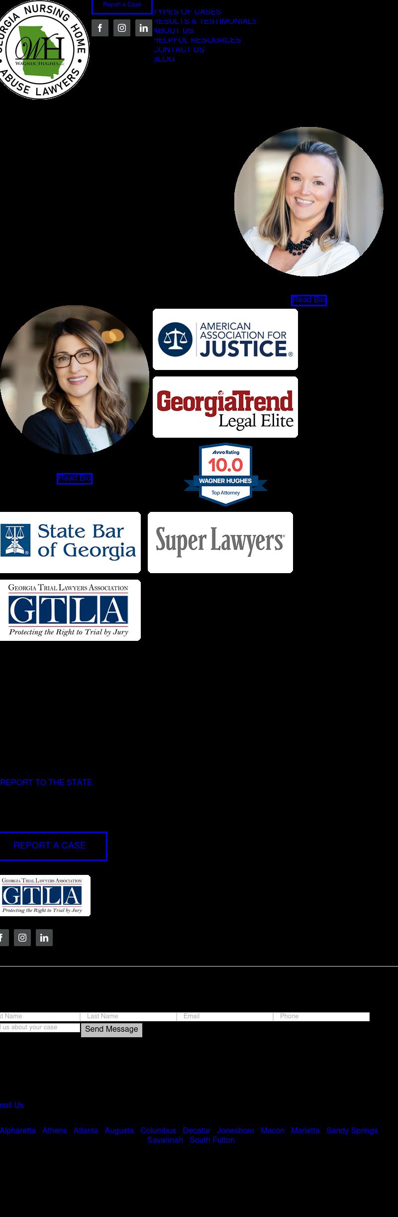 Wagner Hughes Georgia Nursing Home Abuse Lawyers - Atlanta GA Lawyers
