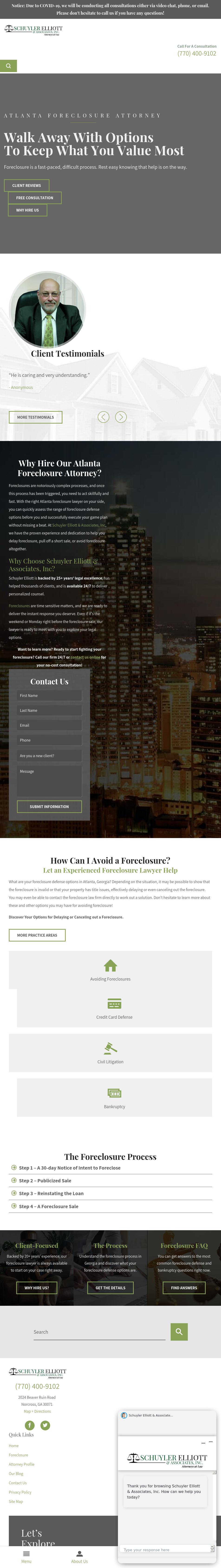 Schuyler Elliott and Associates Inc - Norcross GA Lawyers