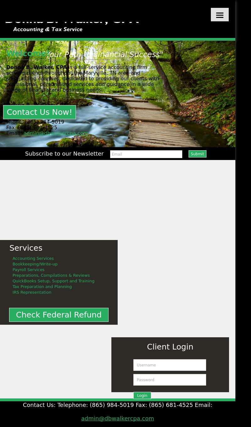 Walker & Cummings CPA's - Maryville TN Lawyers