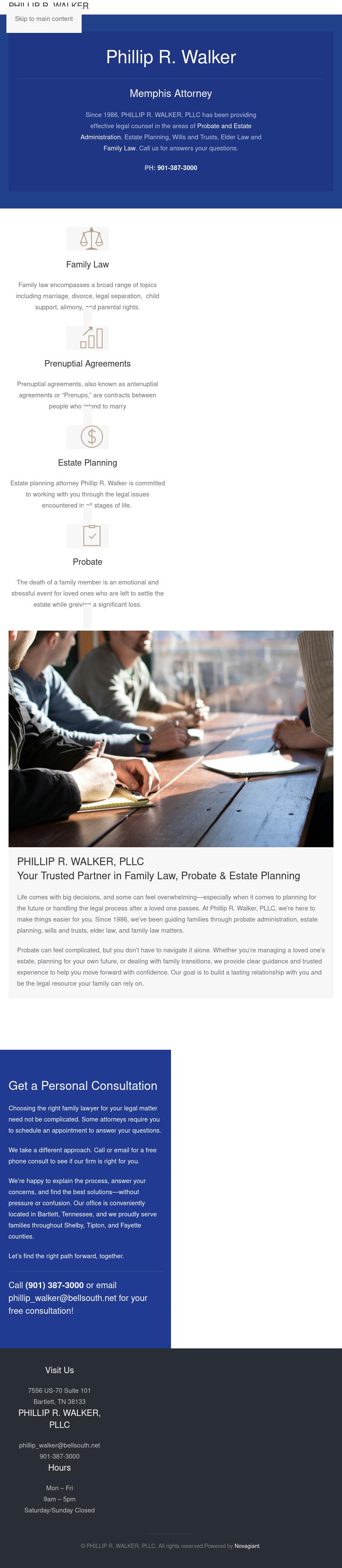 Walker, Phillip R - Memphis TN Lawyers