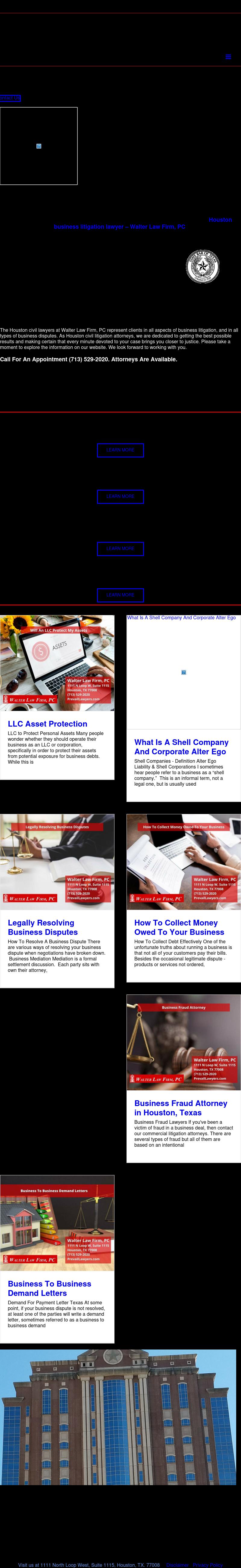 Walter Law Firm, PC - Houston TX Lawyers