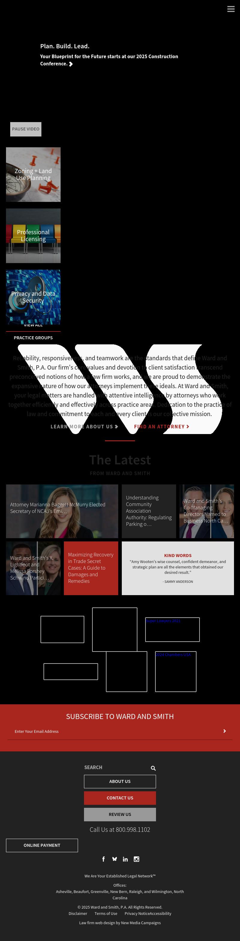 Ward and Smith PA - Raleigh NC Lawyers