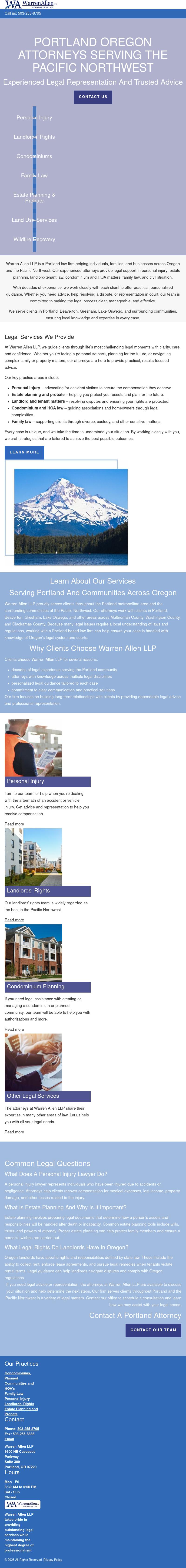 Warren Allen LLP - Portland OR Lawyers
