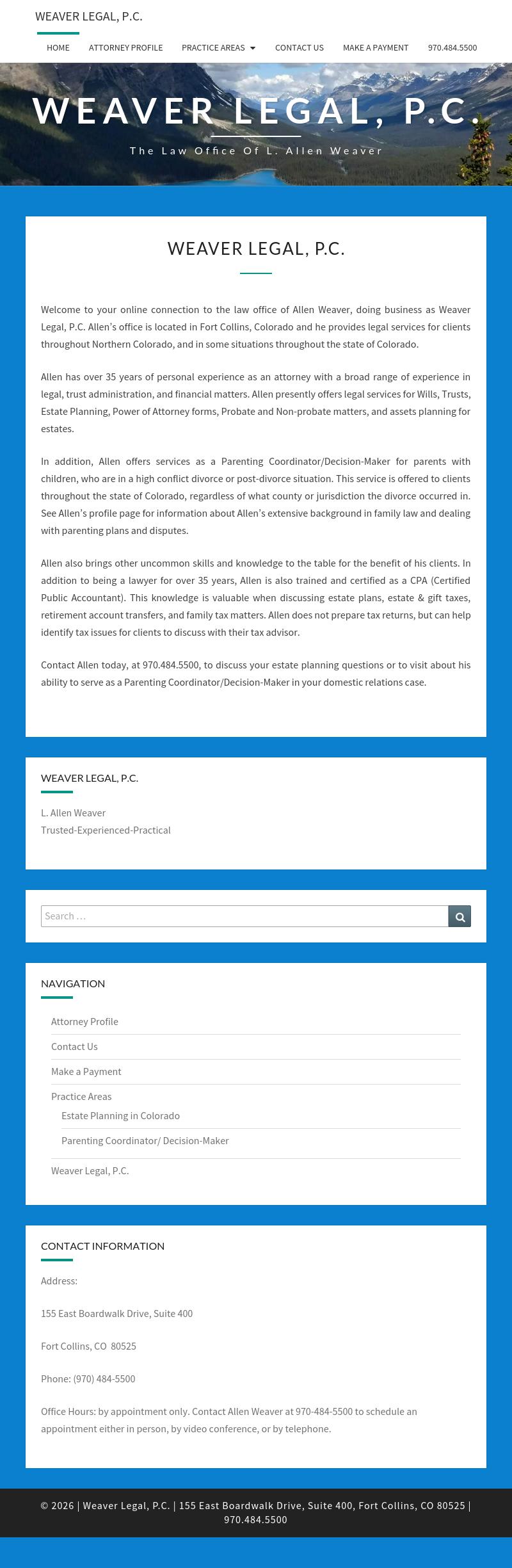 Weaver & Associates PC - Fort Collins CO Lawyers