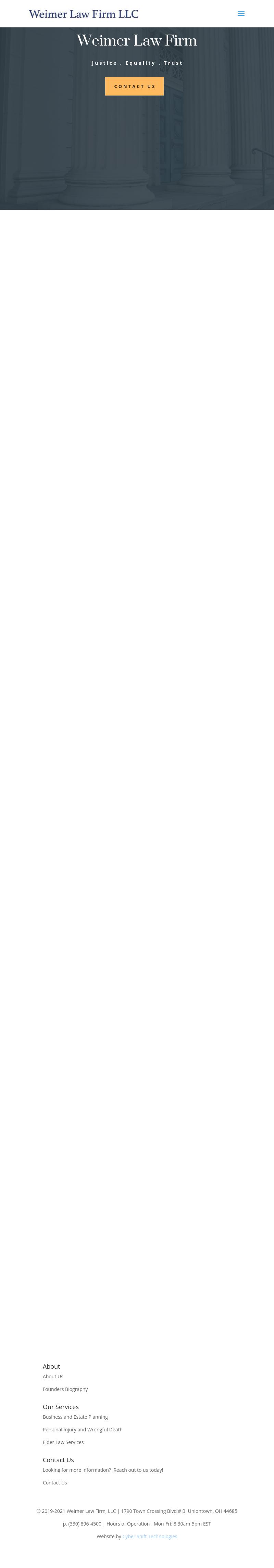 Weimer Law Firm LLC - Uniontown OH Lawyers