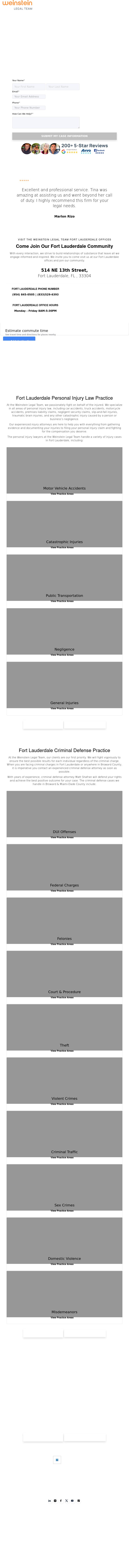 Weinstein Legal - Fort Lauderdale FL Lawyers