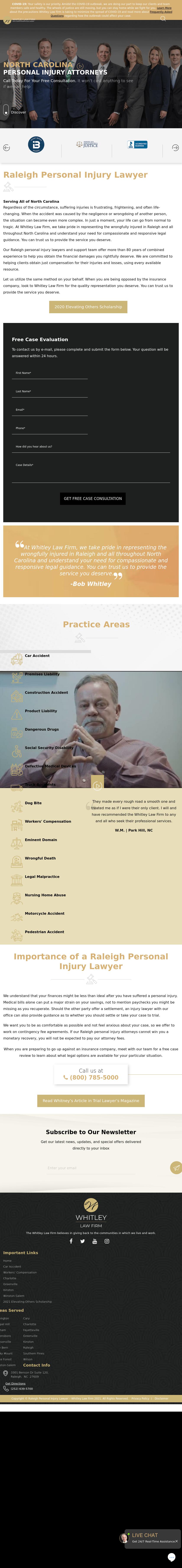 Whitley Law Office - New Bern  NC Lawyers