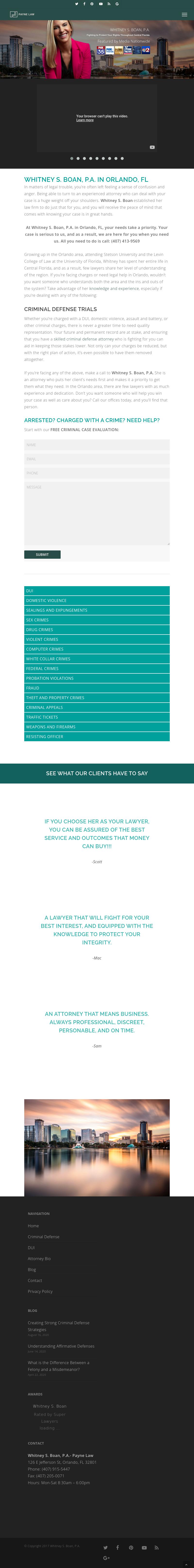 Whitney S. Boan, P.A. - Orlando FL Lawyers