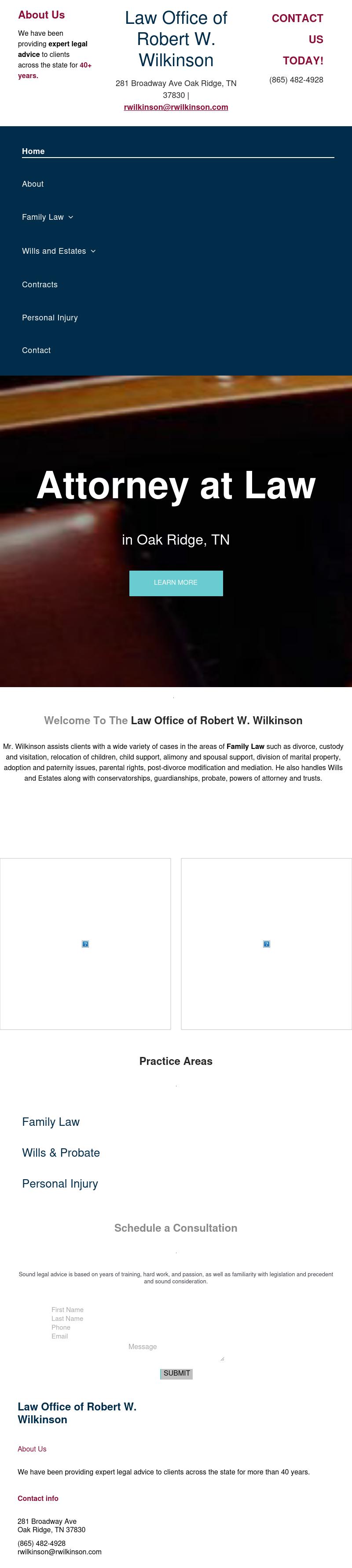 Wilkinson, Robert W - Oak Ridge TN Lawyers