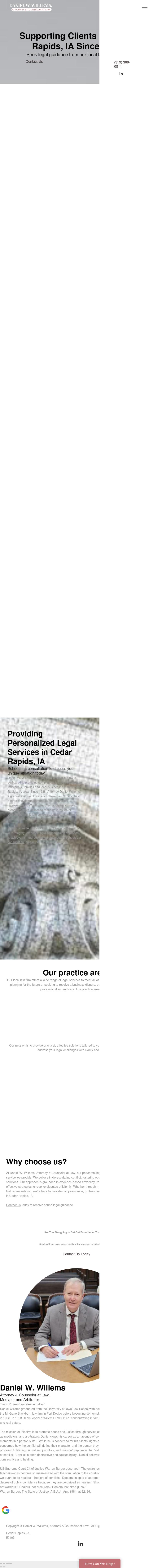 Willems Law Office - Cedar Rapids IA Lawyers