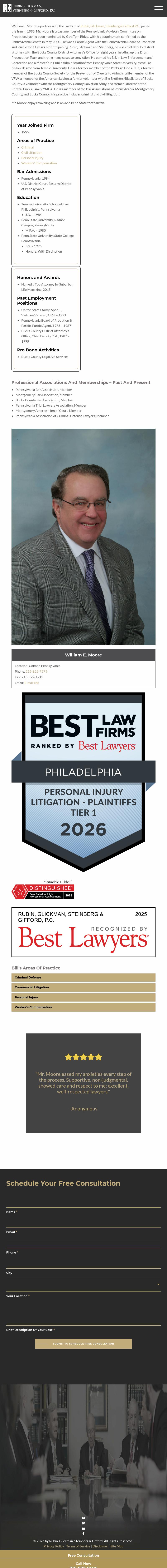 William E. Moore - Newtown PA Lawyers