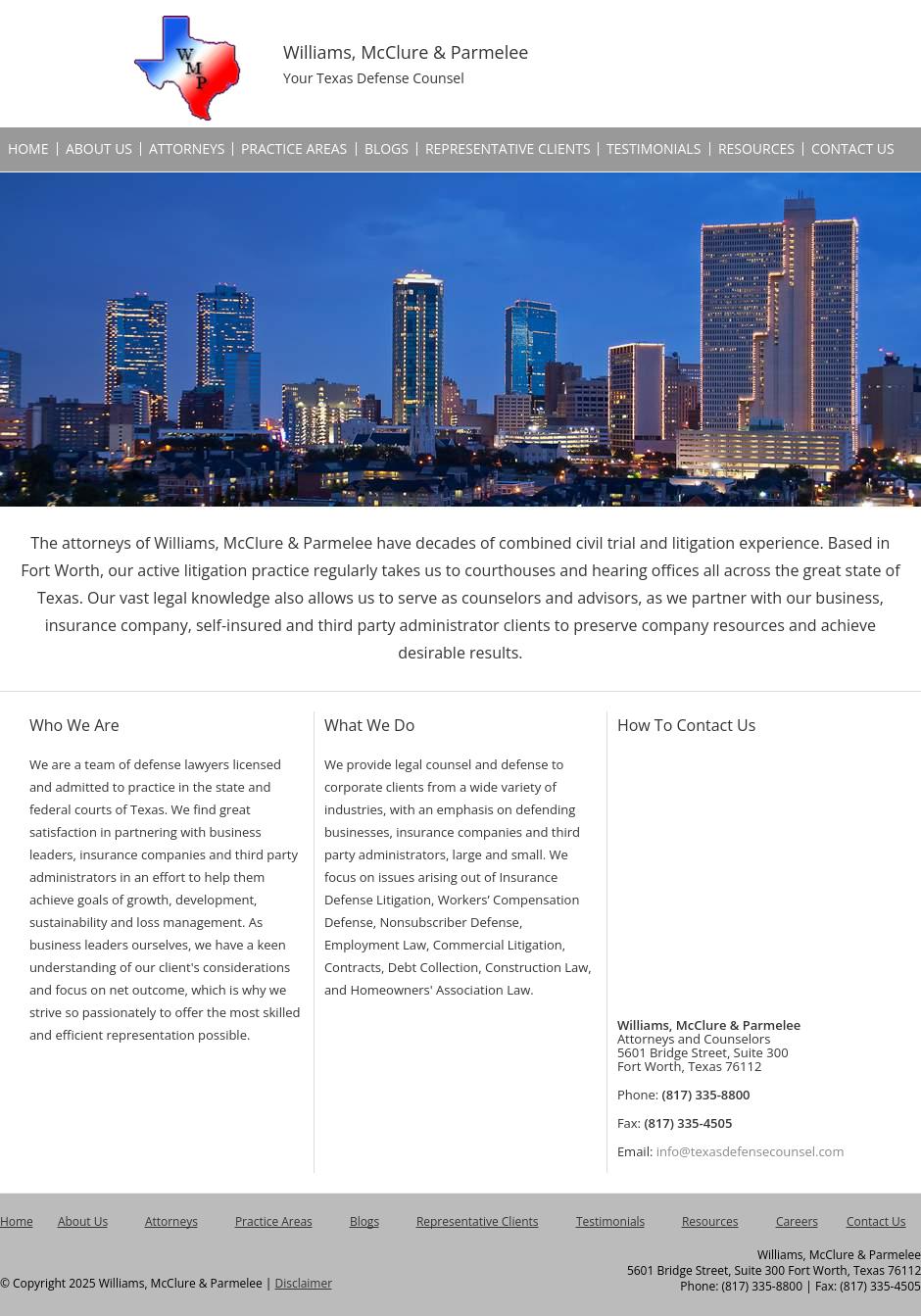 Williams, Lacy McClure & Parmelee - Fort Worth TX Lawyers