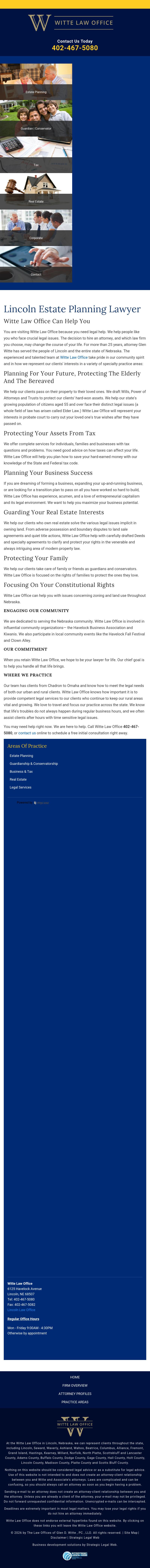 Witte Law Office - Lincoln NE Lawyers
