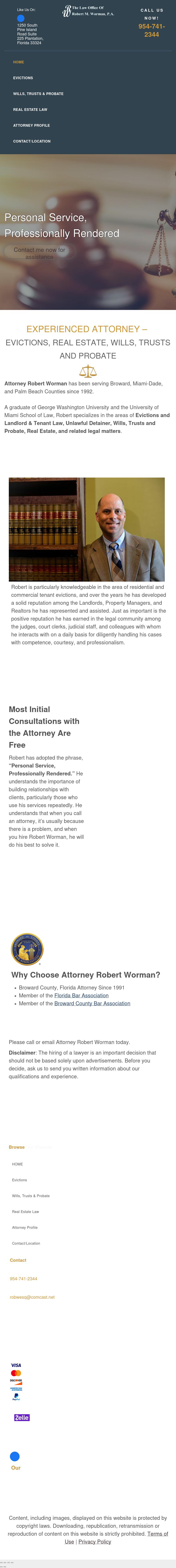 Worman, Robert M Atty - Fort Lauderdale FL Lawyers