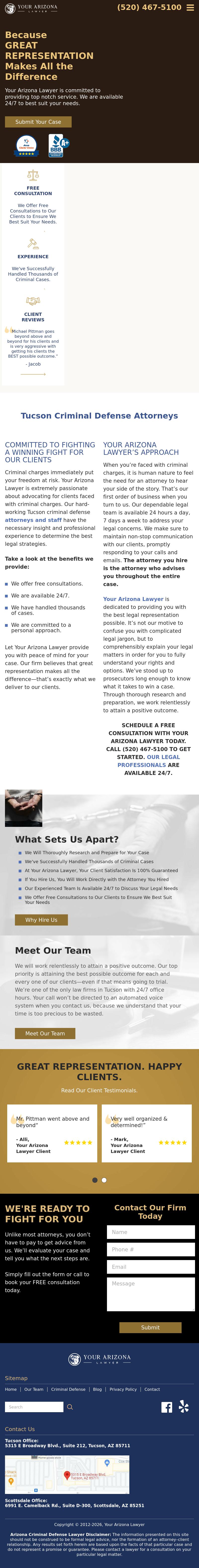 Your Arizona Lawyer - Tucson AZ Lawyers