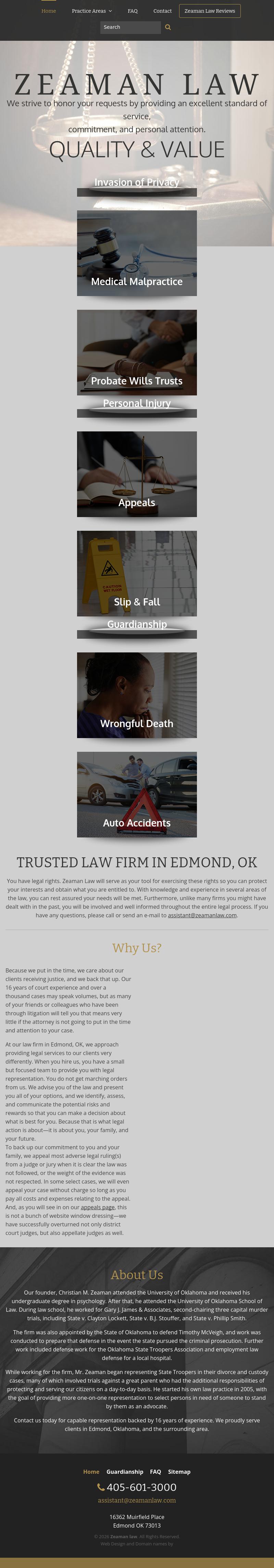 Zeaman Christian Atty - Edmond OK Lawyers