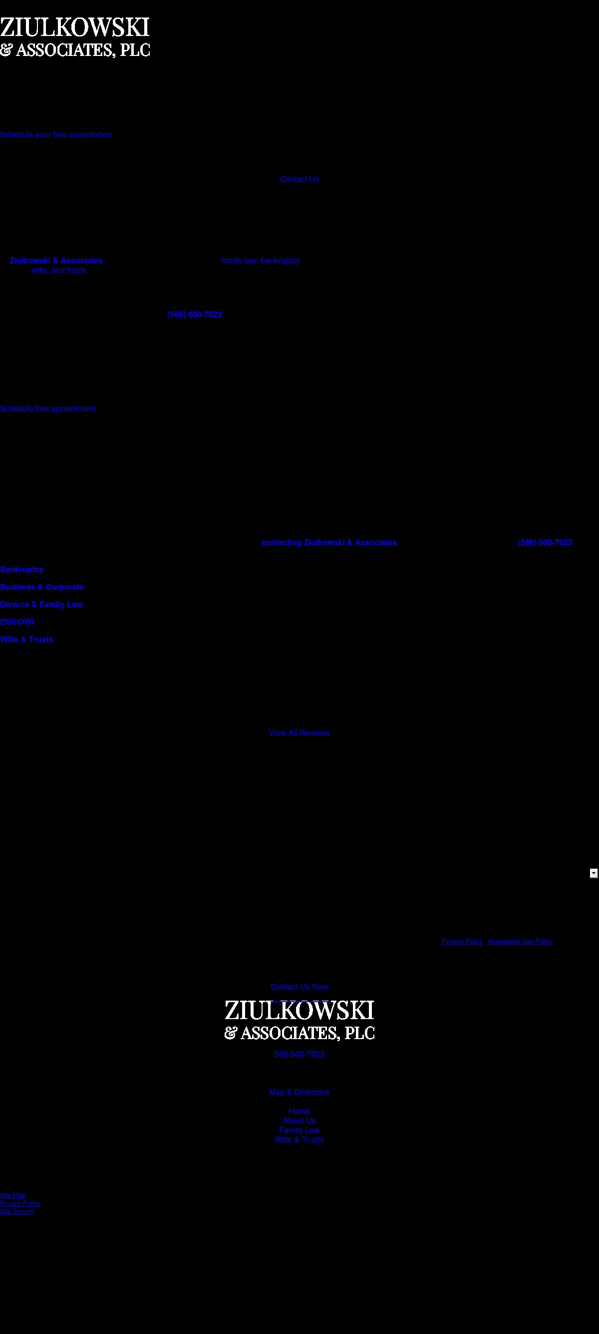 Ziulkowski & Associates PLC - Clinton Township MI Lawyers