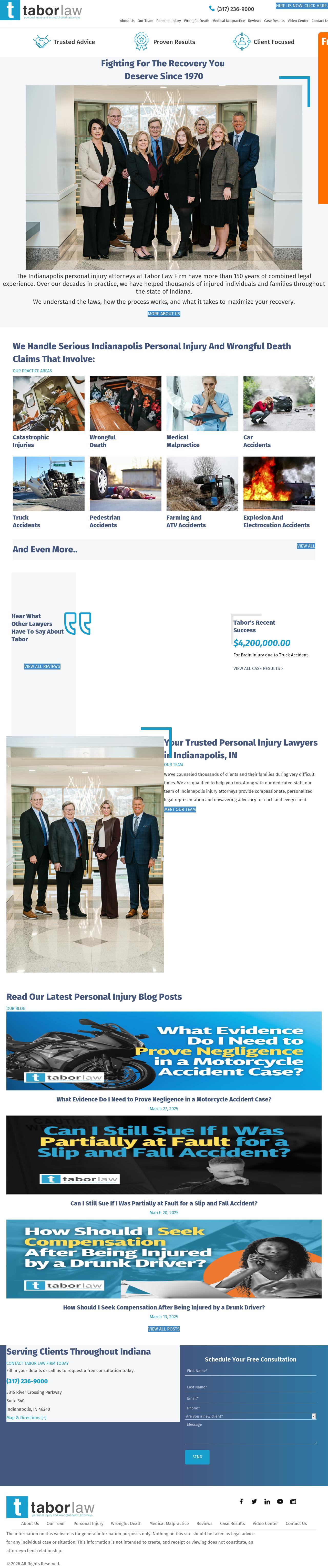 Tabor Law Firm, LLP - Indianapolis IN Lawyers