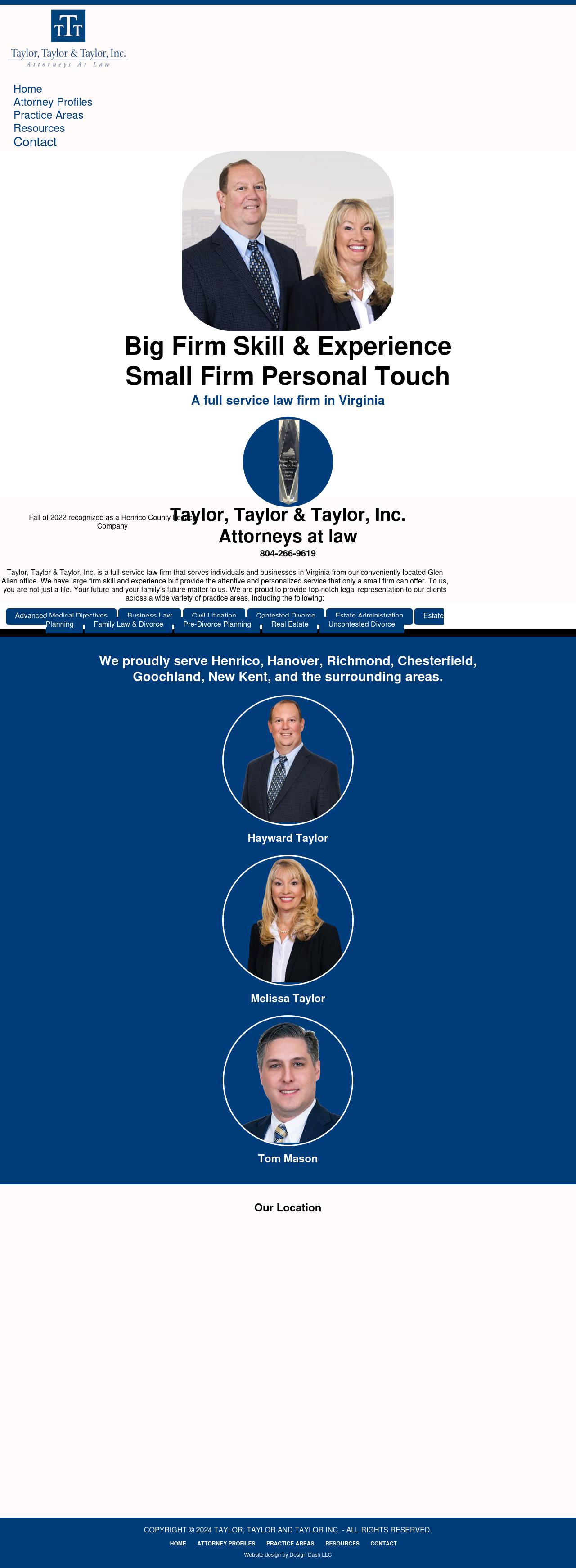 Taylor Taylor & Taylor, Inc. - Glen Allen VA Lawyers