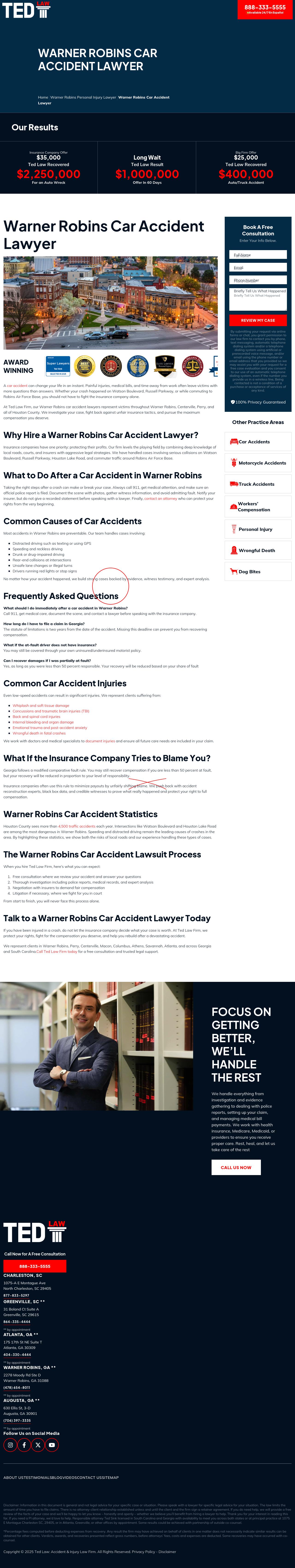 TED Law: Accident and Injury Law Firm, LLC - Warner Robins GA Lawyers