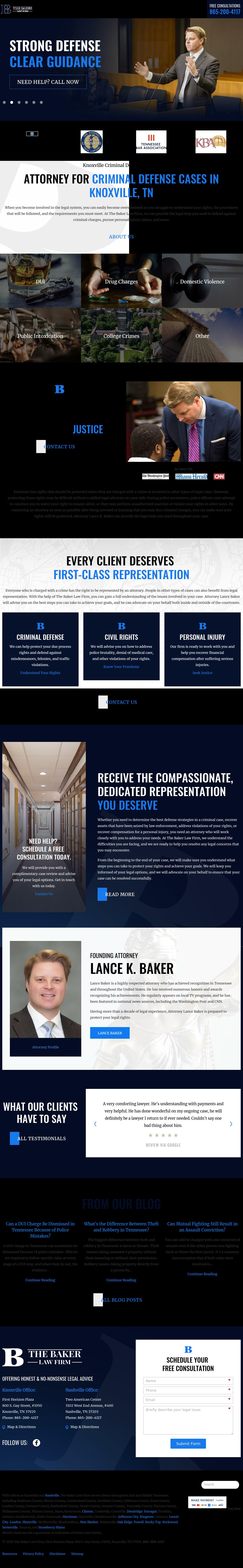 The Baker Law Firm - Knoxville TN Lawyers