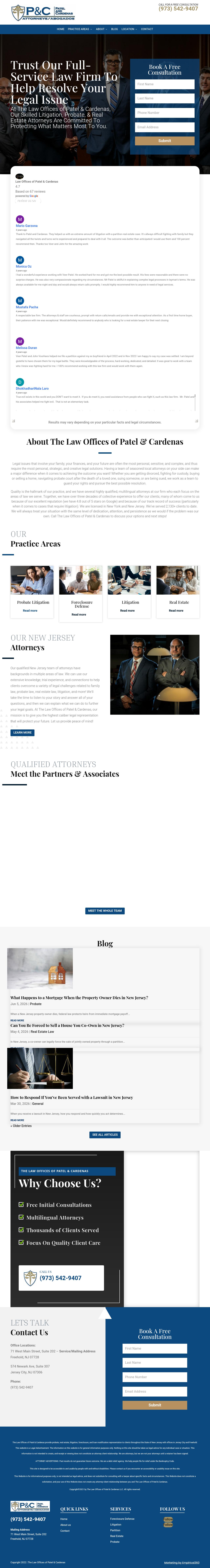 Law Offices of Patel and Soltis - Jersey City NJ Lawyers
