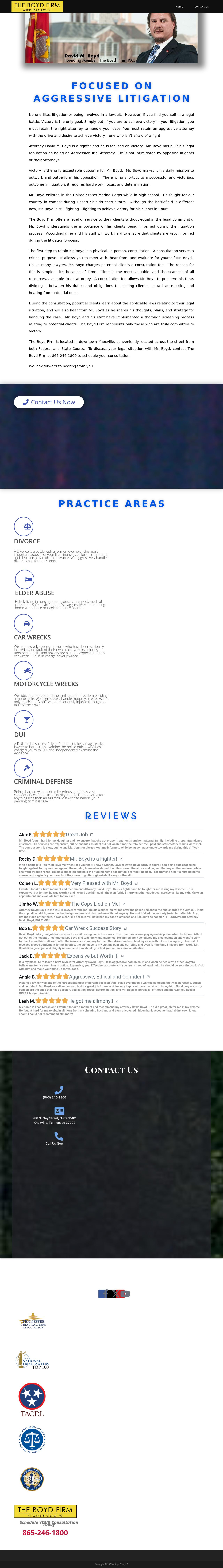 The Boyd Firm, PC - Knoxville TN Lawyers