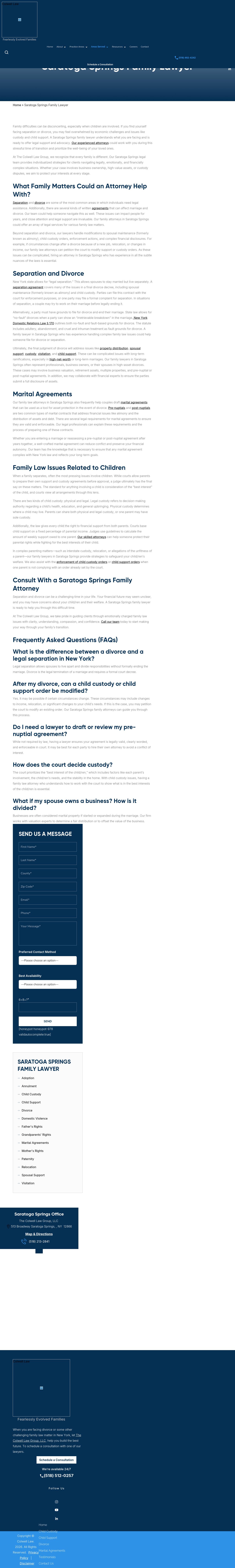 The Colwell Law Group, LLC - Saratoga Springs NY Lawyers