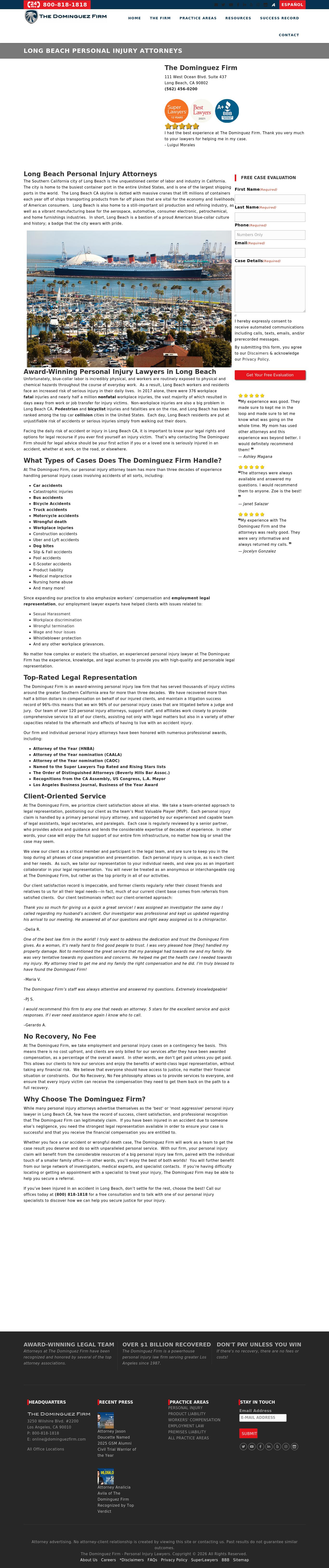 The Dominguez Firm - Long Beach CA Lawyers
