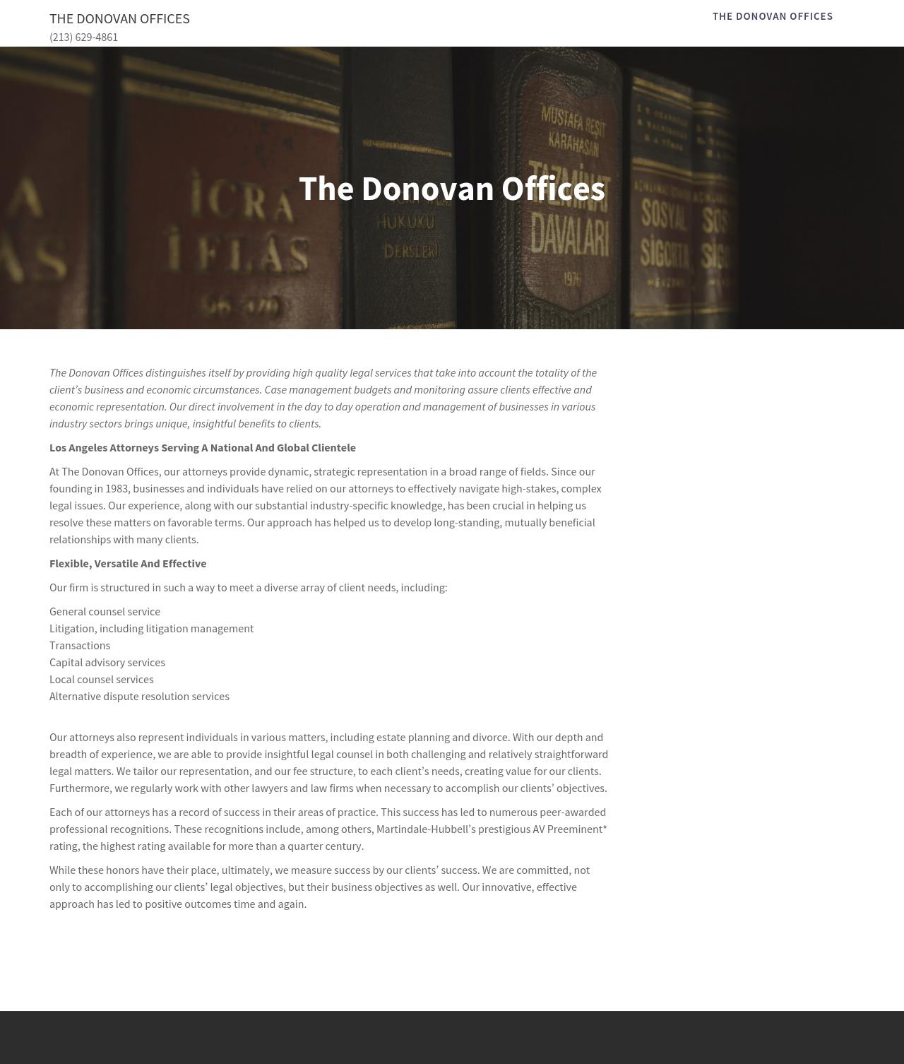 The Donovan Offices - Los Angeles CA Lawyers