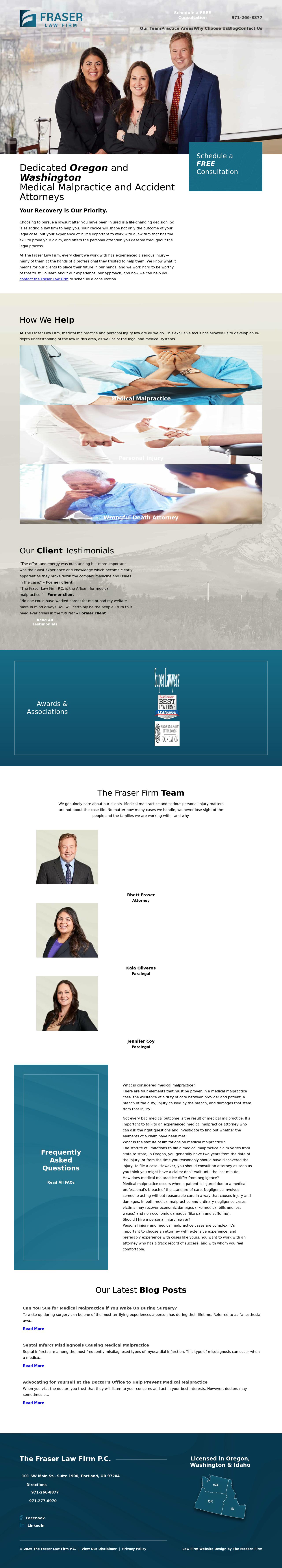 The Fraser Law Firm P.C. - Portland OR Lawyers