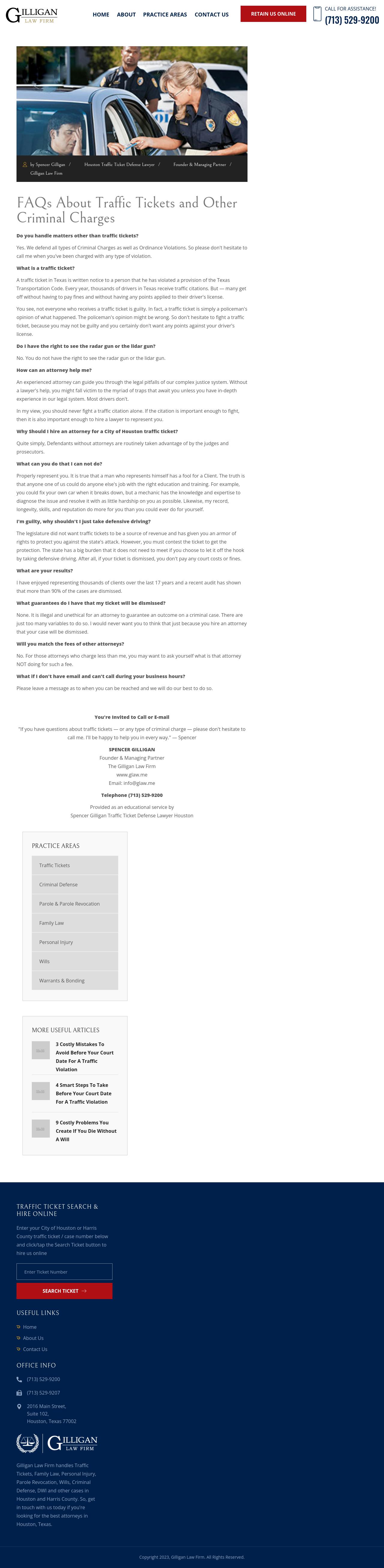 The Gilligan Law Firm - Houston TX Lawyers