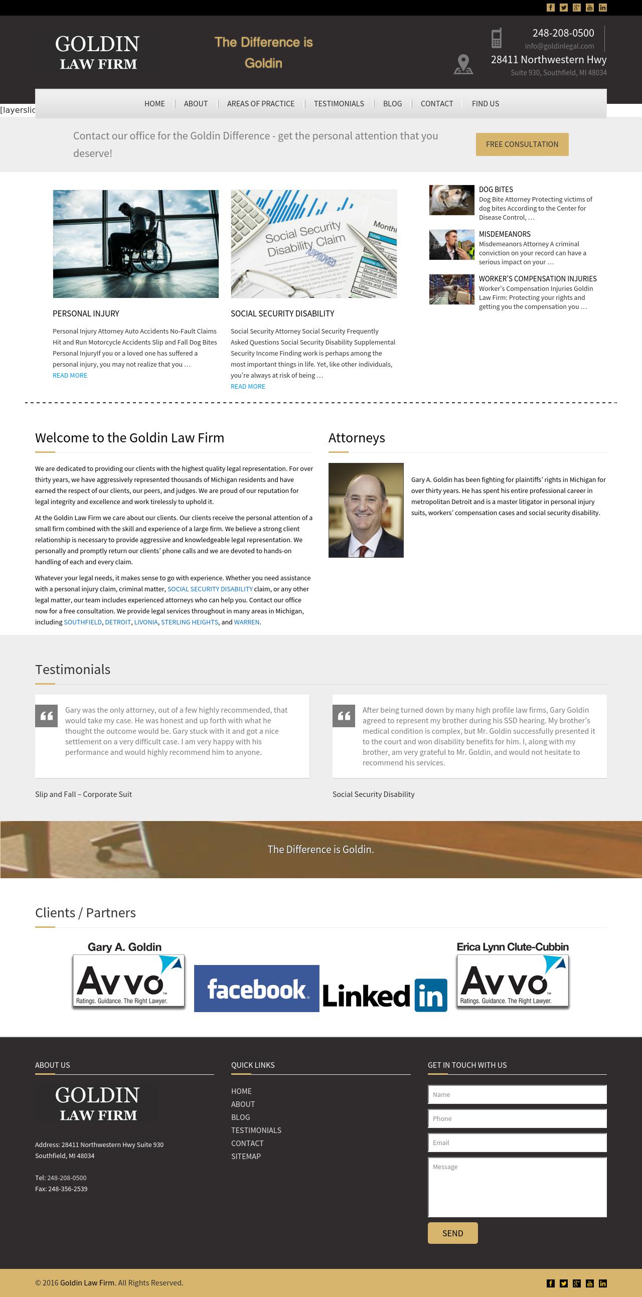 The Goldin Law Firm - Southfield MI Lawyers